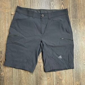 Eddie Bauer Fist Ascent Shorts Charcoal Gray Outdoor Cargo Size 36 Hiking